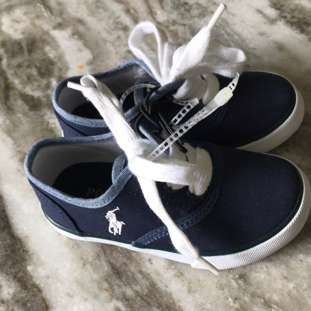 New toddler Polo Ralph Lauren tennis shoes